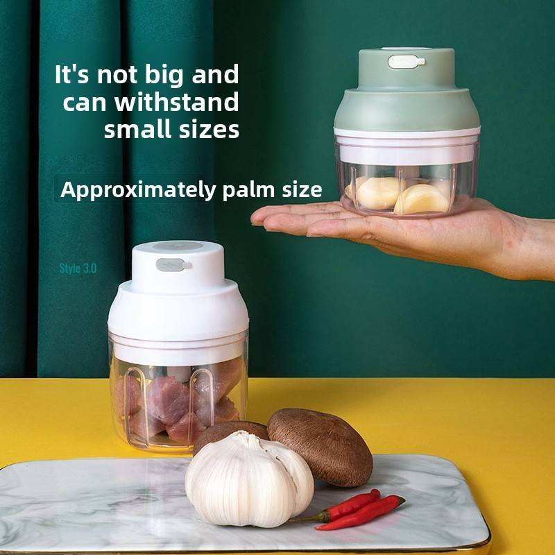 Limited Time: 50% OFF 🔥2026 New Mini Electric Food Chopper - Silent USB Charging, Compact Portable Garlic Chopper Kitchen Assistant