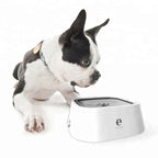 No Spill Dog Water Bowl, Buoyant Anti-Splash Pet Drinking Bowl, No Wet Mouth & Wet Beard Design, Leak-Proof Plastic Water Feeder, Non-Slip Waterproof Pet Bowl for Dogs Cats Indoor & Travel Use