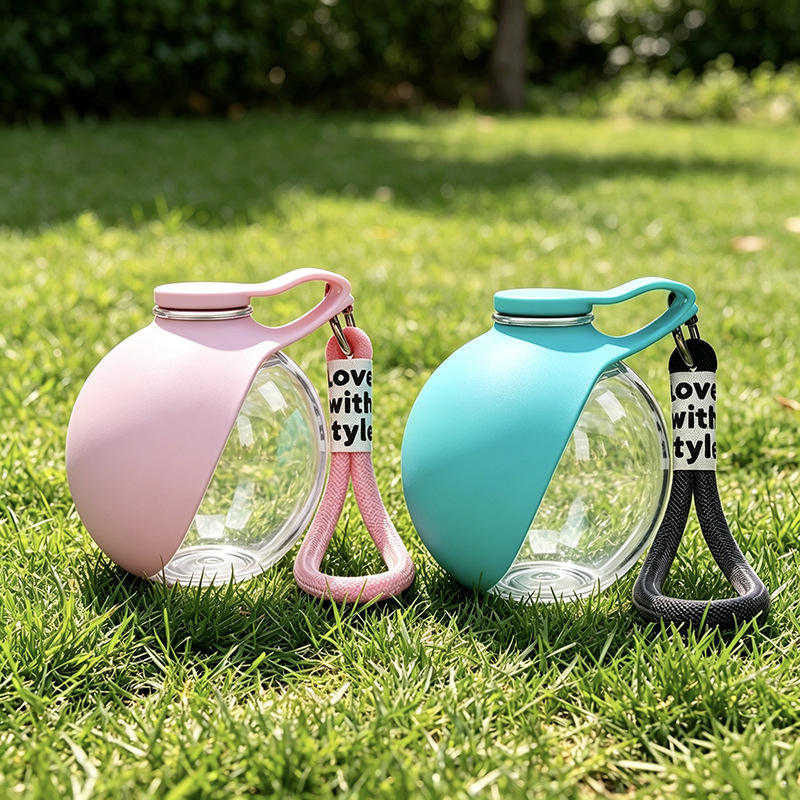 2026 New Dual-Material Pet Water Bottle,Dual Optional Body Materials (Plastic / 304 Stainless Steel) |  Full Waterproof & Leak-Proof Design | Durable Drop-Proof Structure