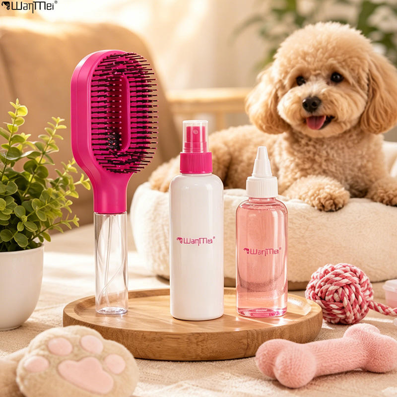 2-in-1 Fine Mist Spray Hair Brush, Refillable Water Hydration Detangling Comb, Bristle-Free Anti-Frizz Massage Hairbrush, Anti-Static Portable Hairstyling Tool for Dry Frizzy Curly Hair Volumizing