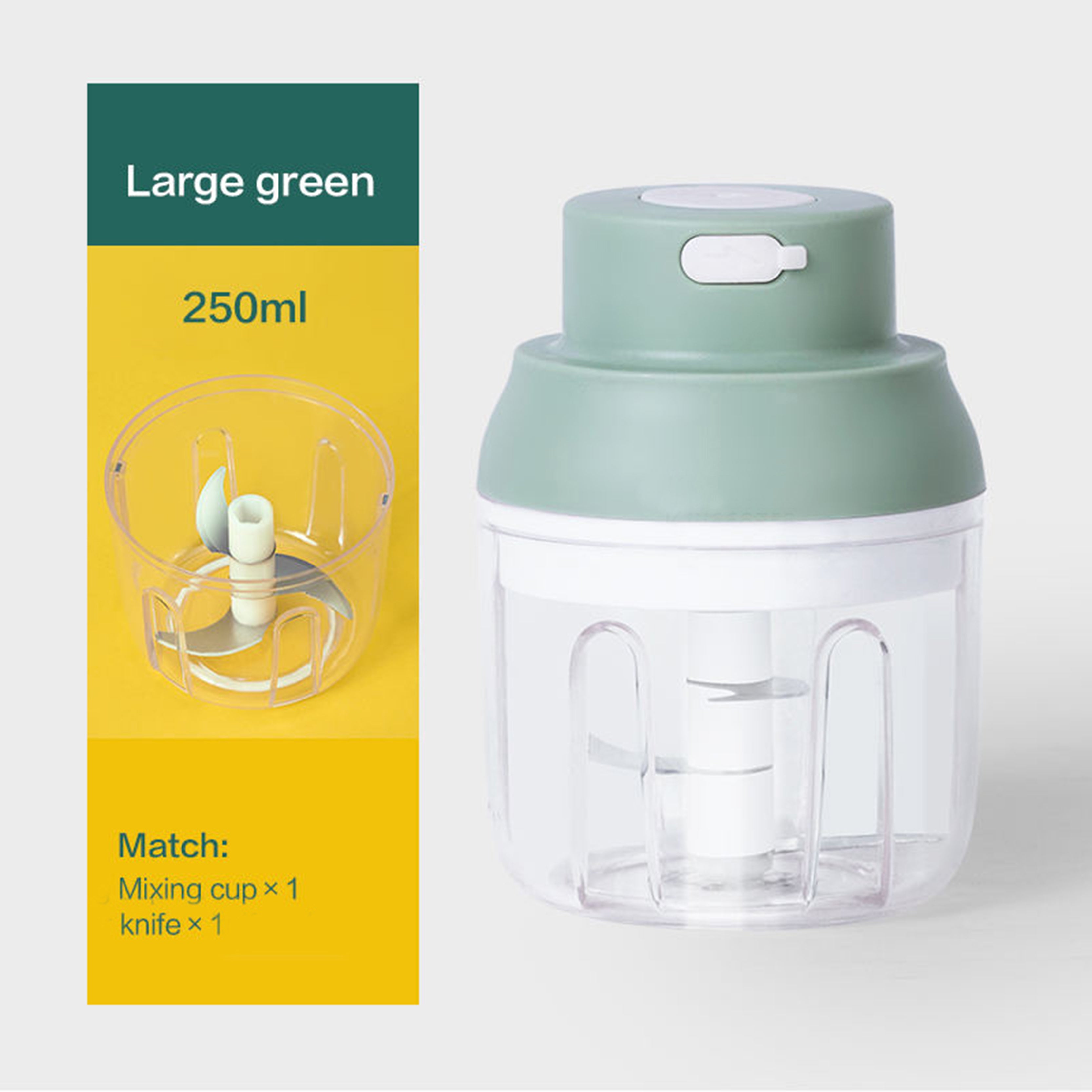Limited Time: 50% OFF 🔥2026 New Mini Electric Food Chopper - Silent USB Charging, Compact Portable Garlic Chopper Kitchen Assistant