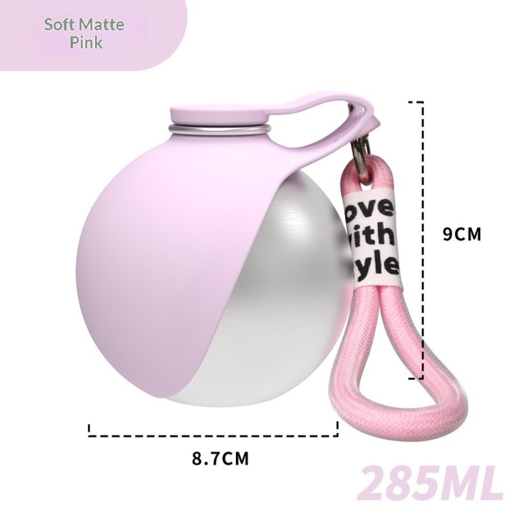 2026 New Dual-Material Pet Water Bottle,Dual Optional Body Materials (Plastic / 304 Stainless Steel) |  Full Waterproof & Leak-Proof Design | Durable Drop-Proof Structure