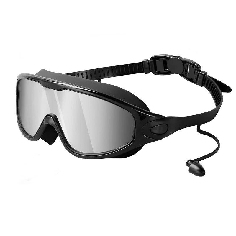 Limited Time: 40% OFF 🔥2026 New Large Wide Vision Swimming Goggles, HD Anti-Fog Waterproof Swim Glasses, UV Protection Leak-Proof Silicone Goggles with Earplugs