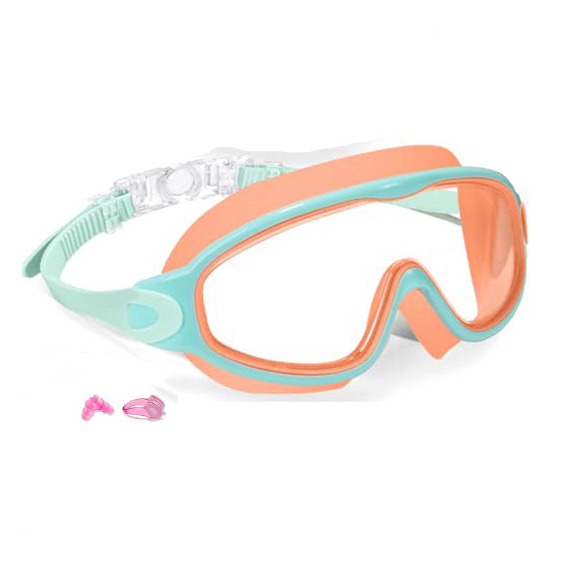 Limited Time: 40% OFF 🔥2026 New Large Wide Vision Swimming Goggles, HD Anti-Fog Waterproof Swim Glasses, UV Protection Leak-Proof Silicone Goggles with Earplugs